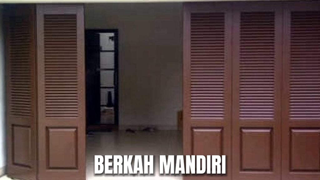 Jasa Pembuatan Pintu Lipat Aluminium Garasi di Cikarang Bekasi