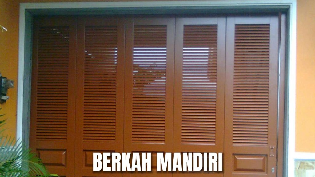 Jasa Pembuatan Pintu Lipat Aluminium Garasi di Cikarang Bekasi