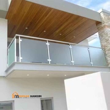 Jasa Pagar Balkon Kaca Minimalis BEKASI – Dijamin Kuat,Elegan! Jasa Pagar Balkon Kaca Minimalis BEKASI