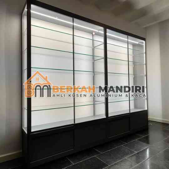 Vendor Display Kaca Aluminium Murah Bekasi