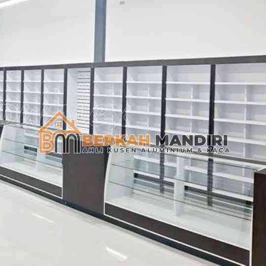 Custom Display Kaca Aluminium Untuk Toko di Jakarta Custom Display Kaca Aluminium Untuk Toko di Jakarta