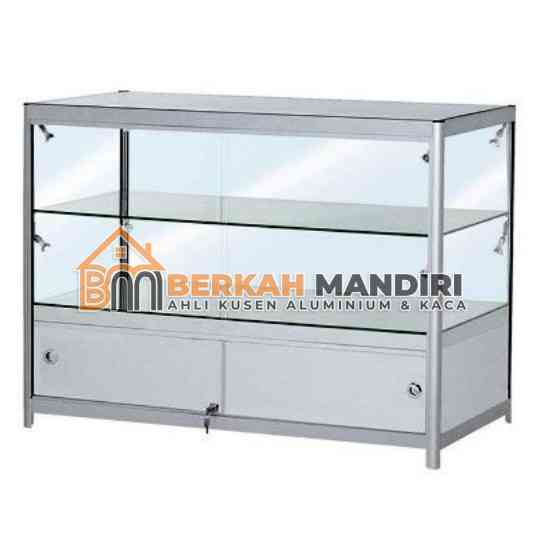 Etalase kaca aluminium tangerang siap kirim