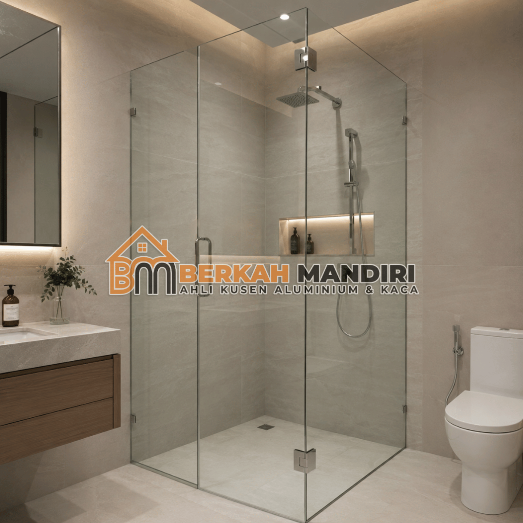 shower box kaca Depok frameless free survei shower box kaca Depok frameless free survei