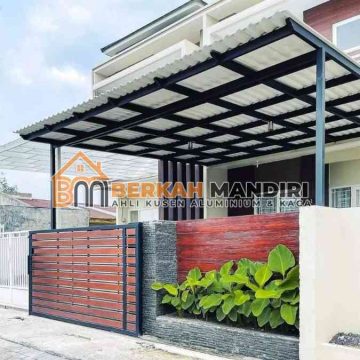 Pembuatan Kanopi Aluminium Hollow Bekasi Garansi Anti Bocor