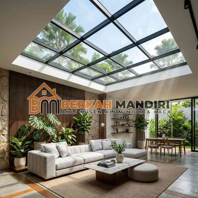 atap kaca tempered bekasi skylight anti uv panas atap kaca tempered bekasi skylight anti uv panas